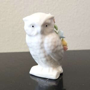 Vintage Ardalt Japan Owl Bone China Pin Cushion